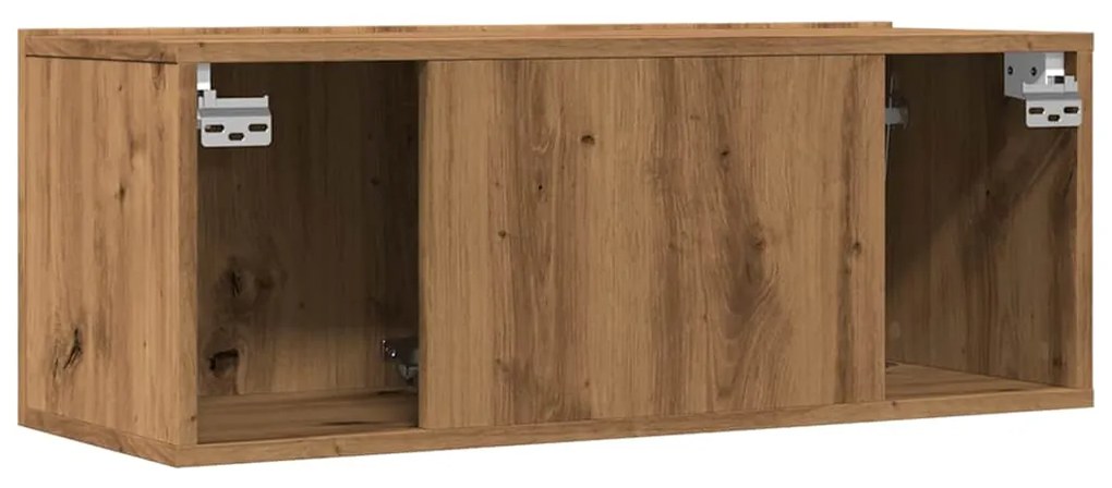 Móveis de parede para TV 2 pcs 80x30x30 cm carvalho artisiano