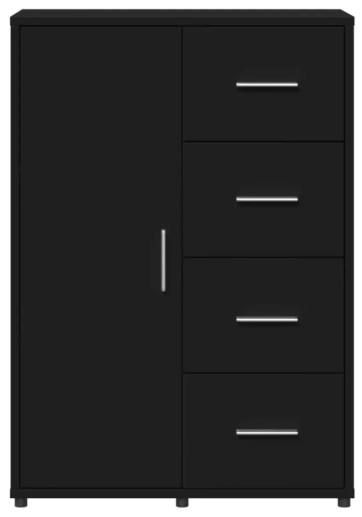 Aparadores 2 pcs 60x31x84 cm derivados de madeira preto