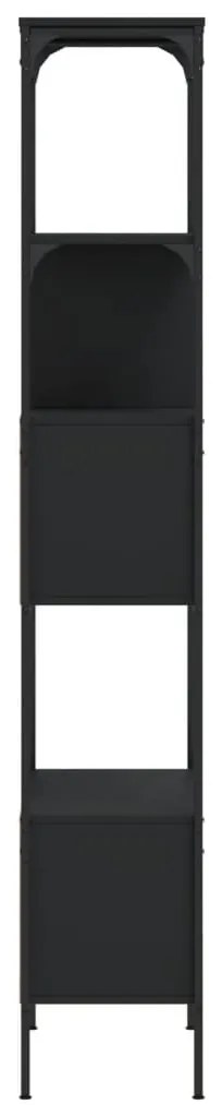 Estante c/ 5 prateleiras 76x33x188,5 cm derivados madeira preto