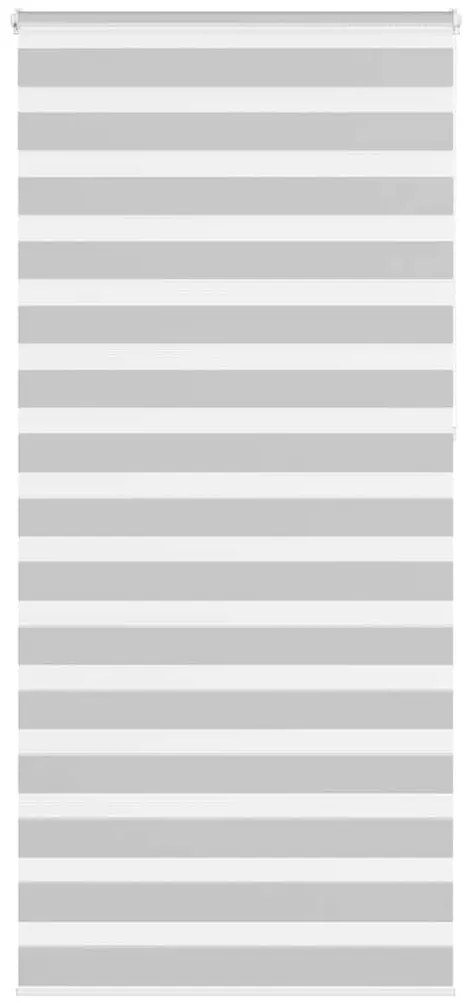 vidaXL Cortina de zebra 100x230 cm largura do tecido 95,9 cm poliéster