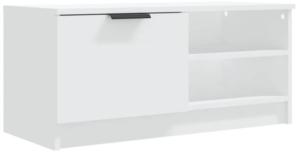 Móveis para TV 2 pcs 80x35x36,5 cm madeira processada branco