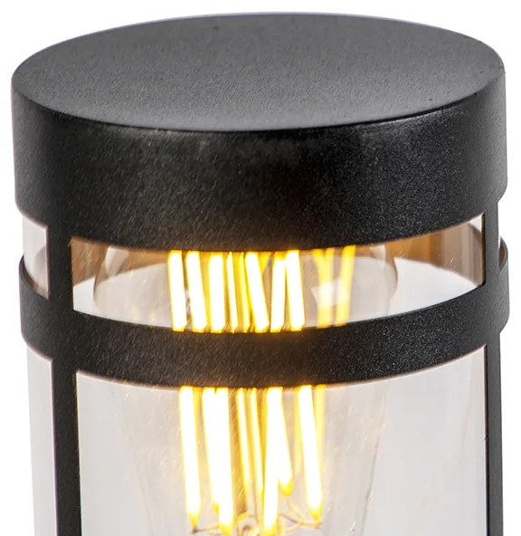 Candeeiro de exterior moderno preto 80 cm IP44 - Gleam Moderno