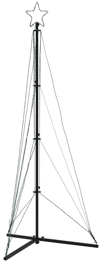 LED Árvore de Natal 363 LEDs Branco Frio 182 cm