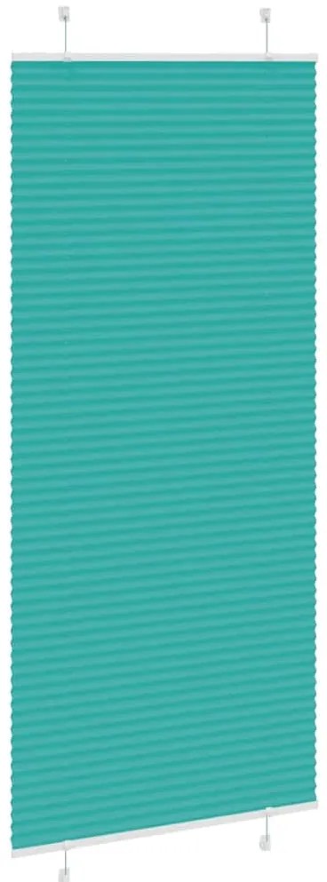 Gasolina verde Plissada Cega 100x200 cm Largura Tecido 99,4 cm