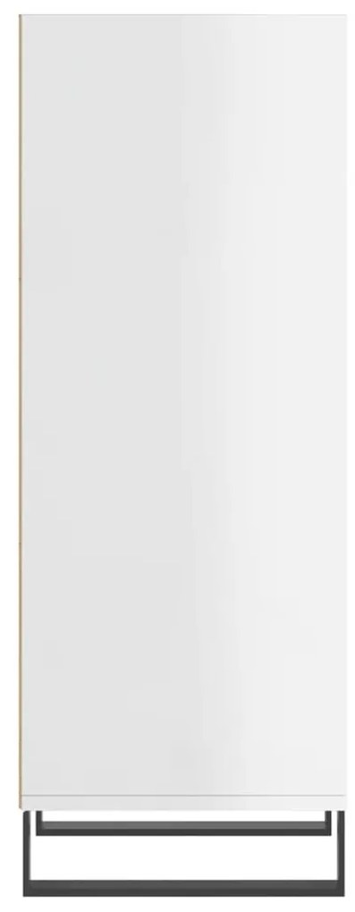 Aparador 34,5x32,5x90 cm derivados de madeira branco brilhante