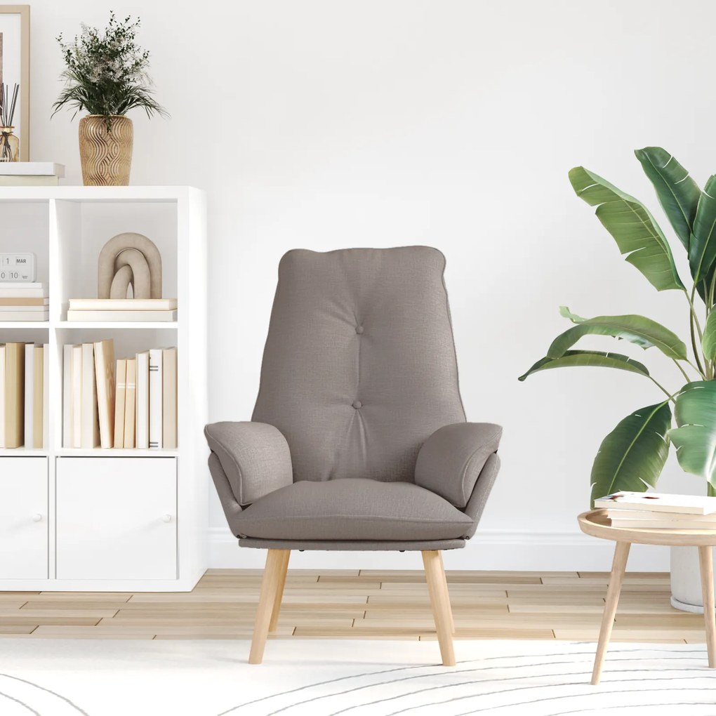 Cadeira Relaxante Taupe Tecido