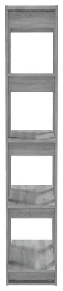 Estante/divisória 80x30x160cm derivados madeira cinzento sonoma