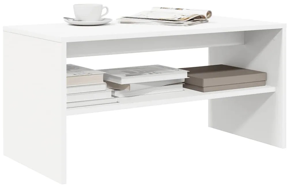 Móvel de TV 80x40x40 cm contraplacado branco
