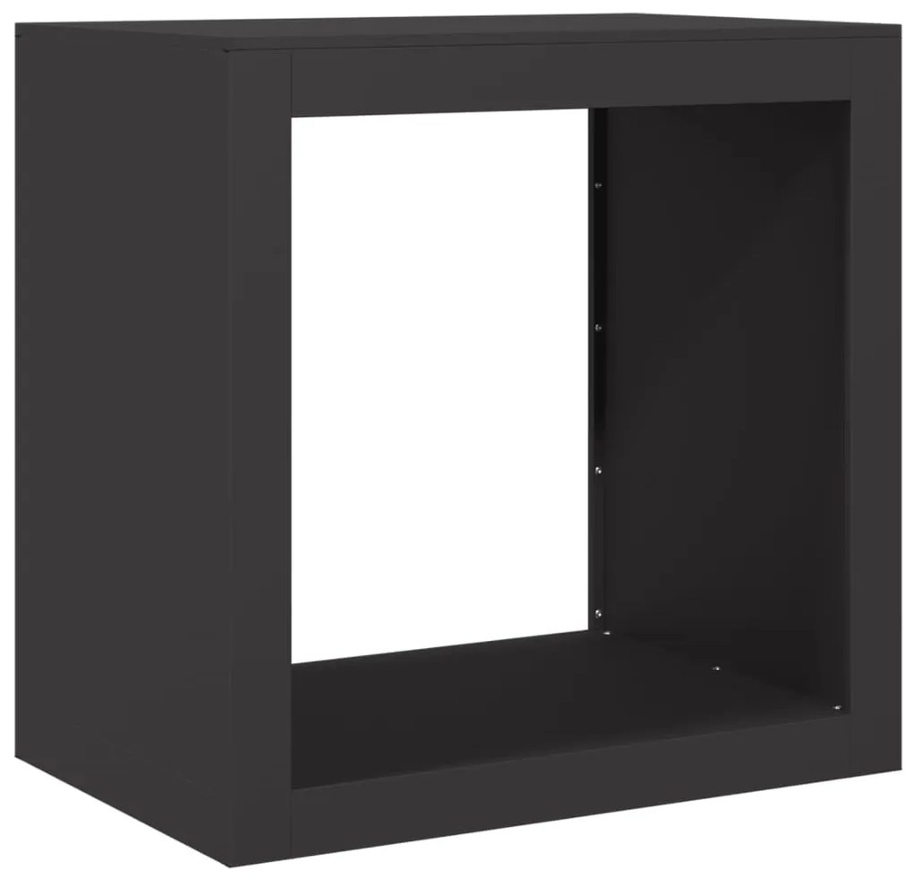 Suporte para lenha 60x40x60 cm aço preto