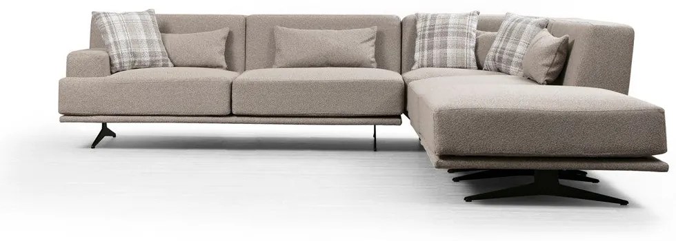 Sofá de Canto Bentley – Bege – 302 cm x 80 cm x 302 cm