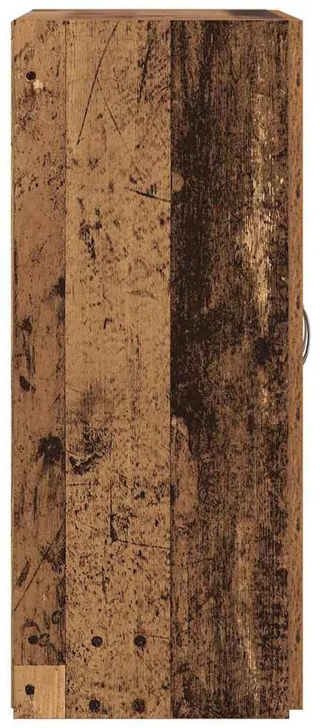 Armário de Escritório de Madeira Velha 60 x 32 x 77,5 cm - Madeira de
