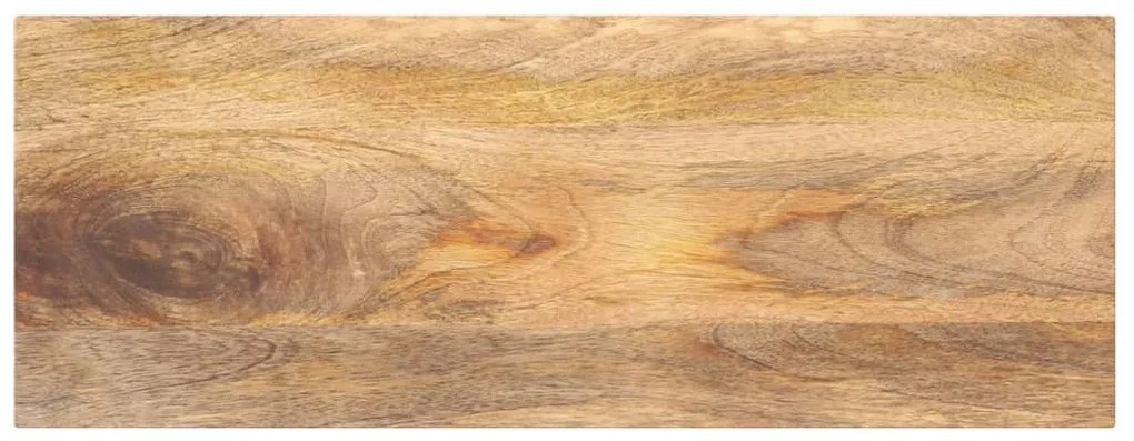 vidaXL Tampo de mesa retangular 70x30x3,8 cm mangueira maciça