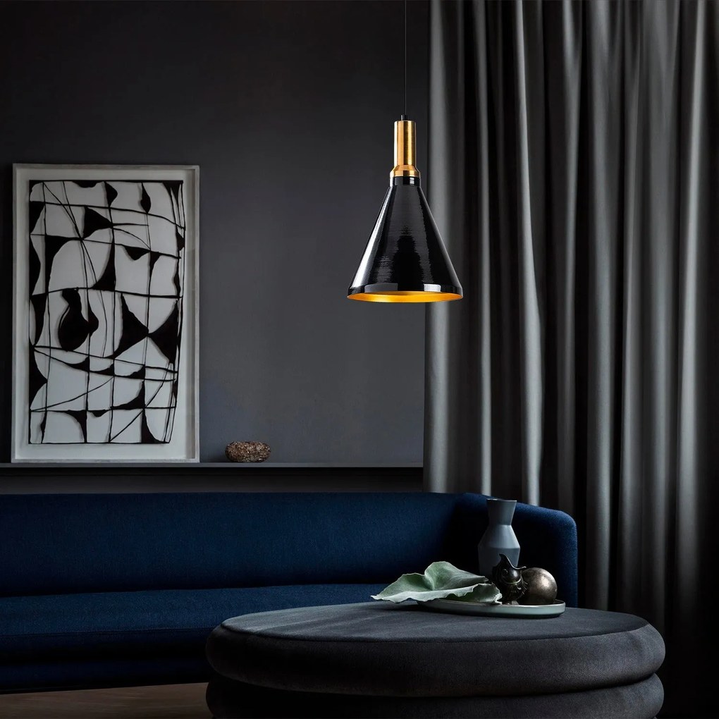Chandelier Berceste – Preto – 25 x 25 cm