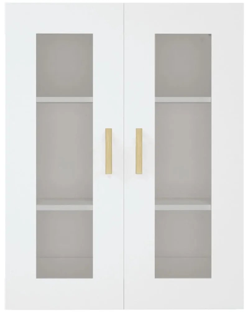 Armário de parede suspenso 69,5x34x90 cm branco