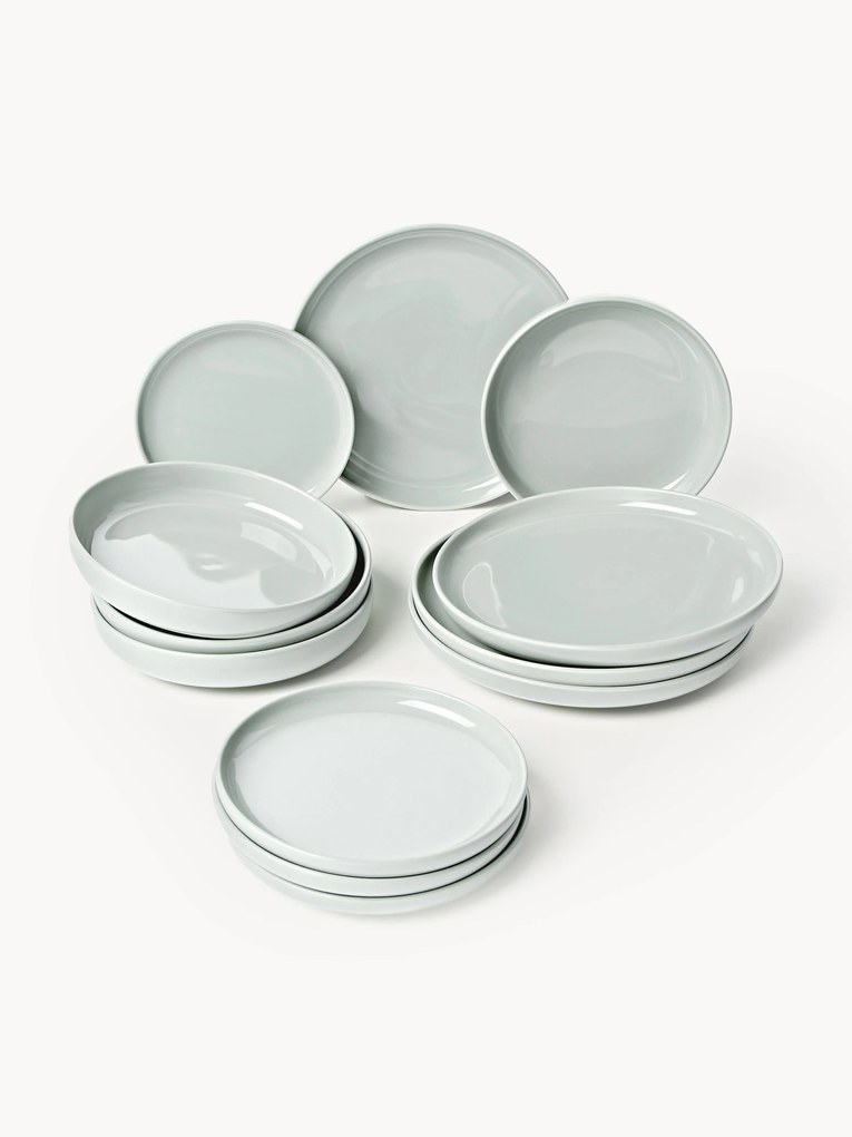 Conjunto de loiça em porcelana Nessa, 4 pessoas, conjunto de 12