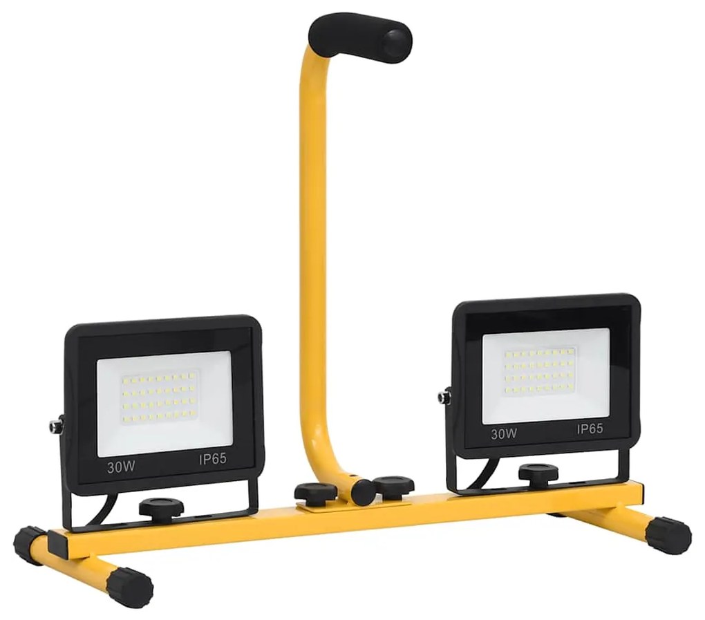 Projetor c/ iluminação LED e pega 2x30 W branco quente