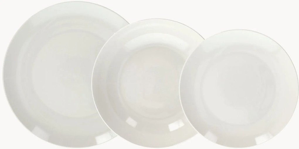 Conjunto de loiça em porcelana Modus, 6 pessoas, conjunto de 18