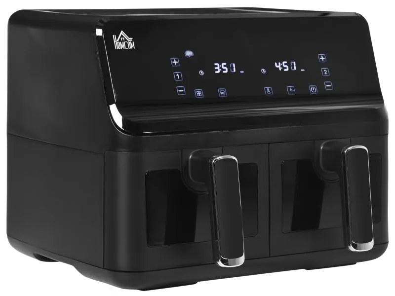 Air Fryer / Fritadeira Dupla a Vapor com 8 Programas - 8L - 80-200°C