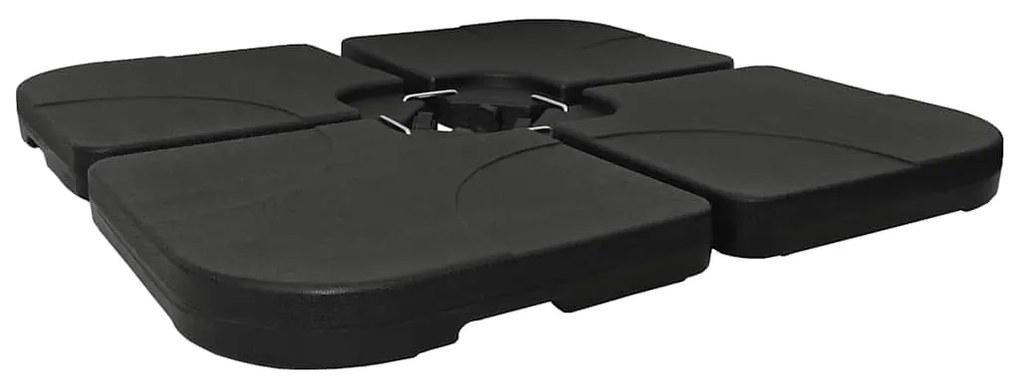 Base de guarda-sol portátil areia/água 60 L