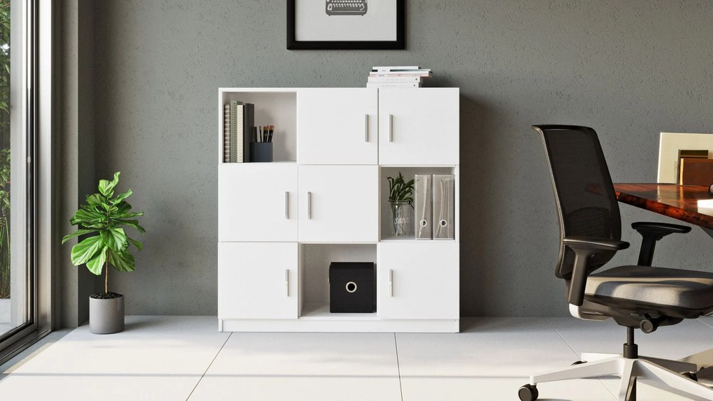 Armário Multiuso VO7 – Branco – 119,9 cm x 121,8 cm x 37,6 cm