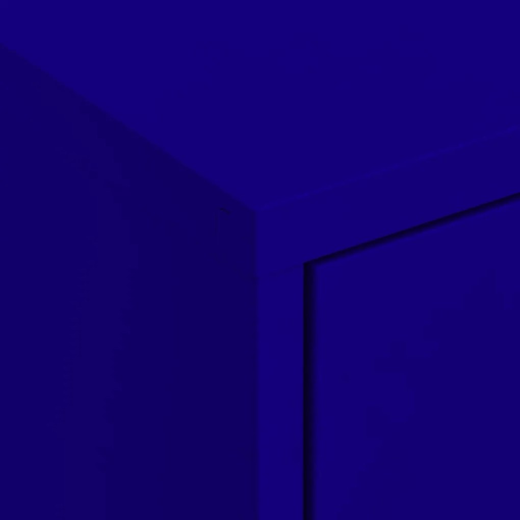 Armário de arrumação aço 80x35x101,5 cm azul-marinho
