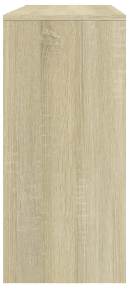 Mesa consola 100x35x76,5 cm derivados madeira carvalho sonoma