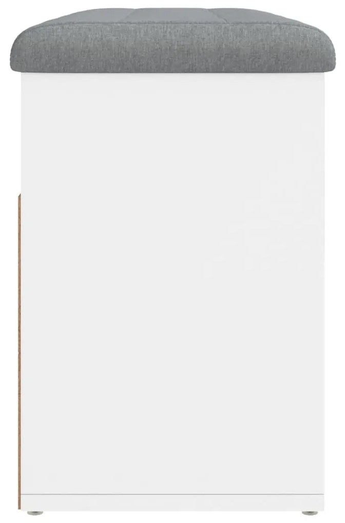 Banco sapateira 82x32x45,5 cm derivados de madeira branco