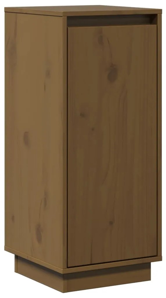 Aparadores 2 pcs 31,5x34x75 cm pinho maciço castanho mel