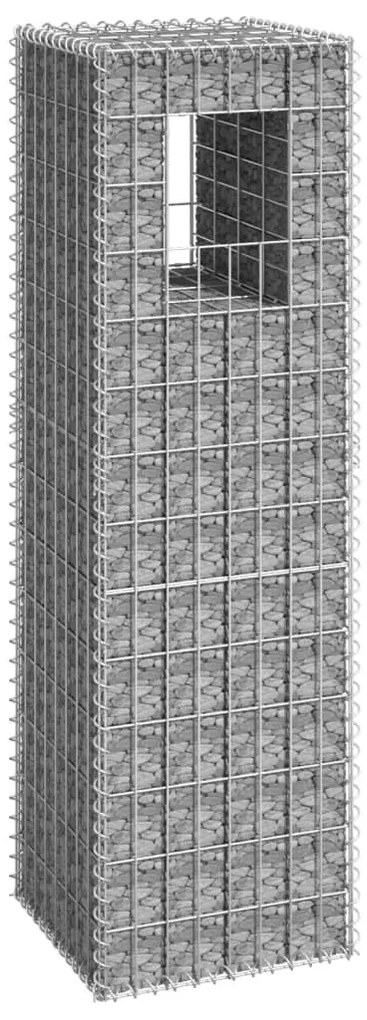 Poste/cesto gabião 40x40x140 cm ferro