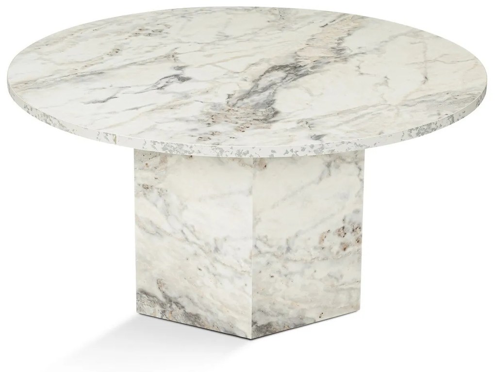 Mesa de Centro "Nova" – Fressia, 80x80x40 cm, Design Moderno e Sofisti