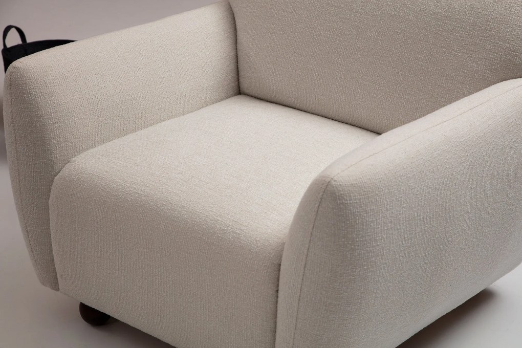 Cadeirão Eddy – Creme – 90x86x86 cm
