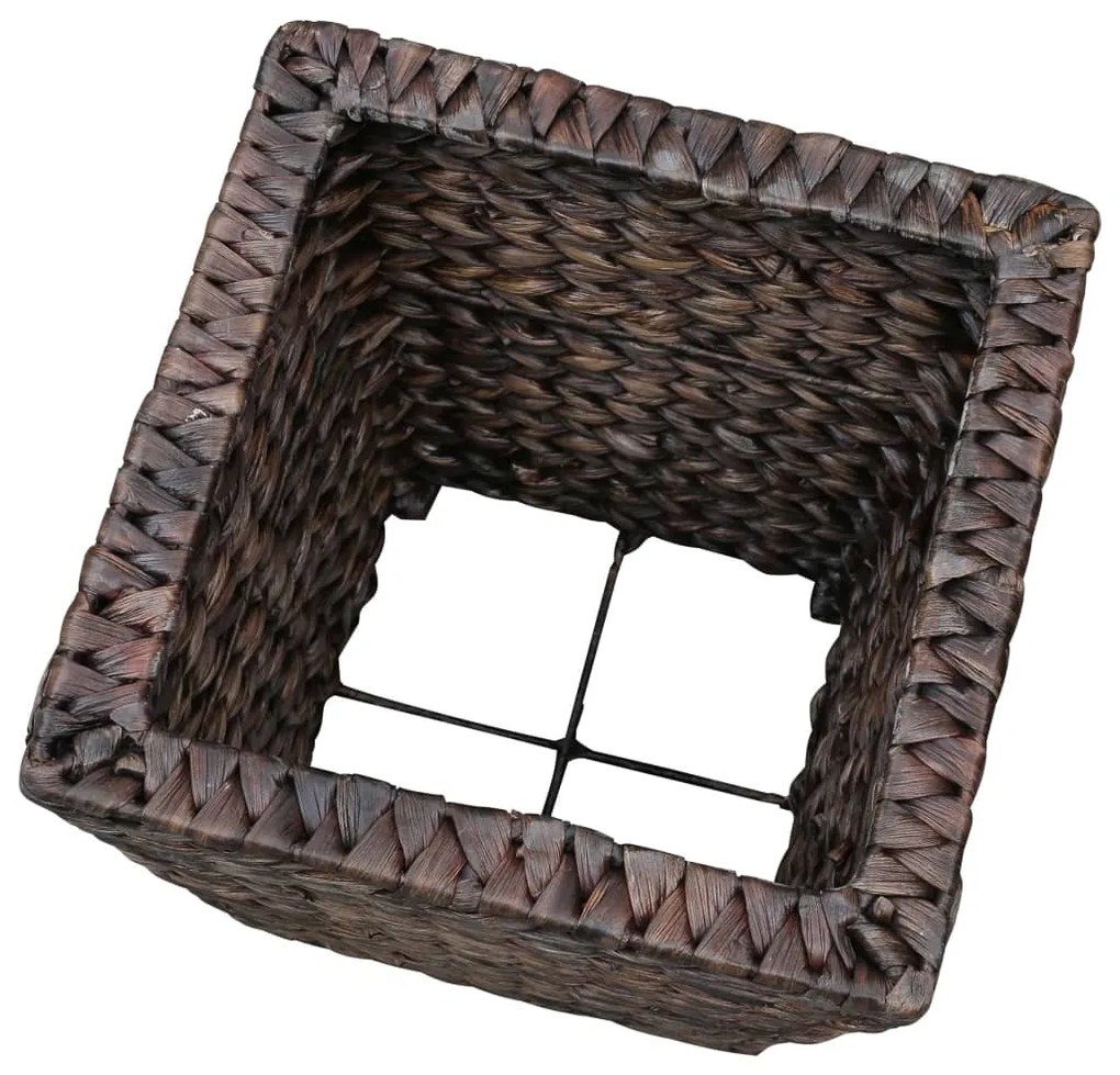 Vasos/floreiras 3 pcs jacinto de água castanho