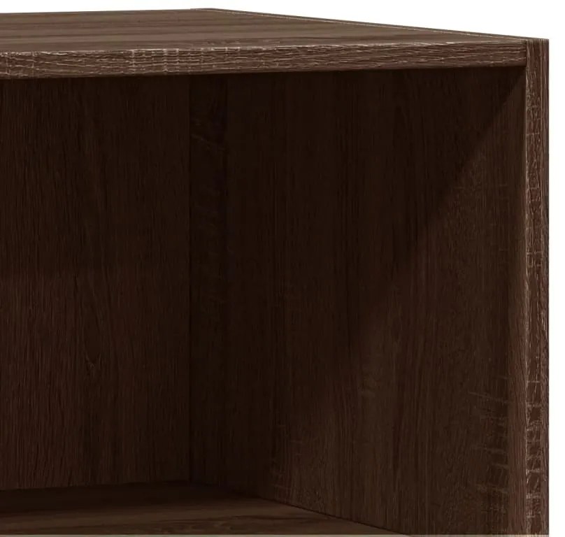 Roupeiro 48x41x102 cm derivados de madeira carvalho castanho