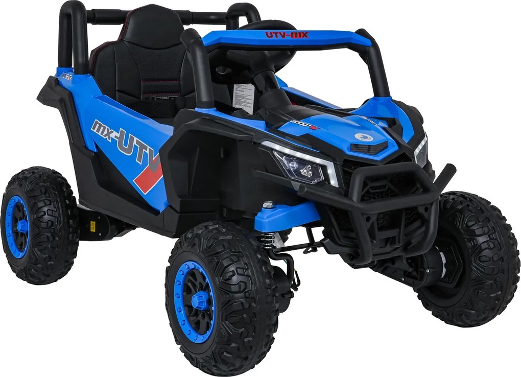 Buggy elétrico para Crianças 12V 4x4 Madman UTV-MX Rodas de espuma EVA Azul