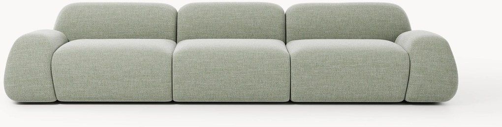 Sofá modular em bouclé Wolke (4 lugares)