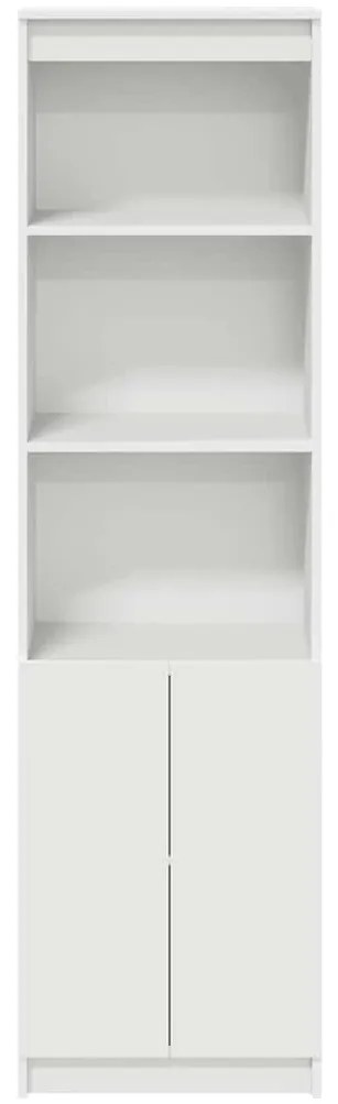 Aparador alto 50x35x180cm derivados de madeira branco