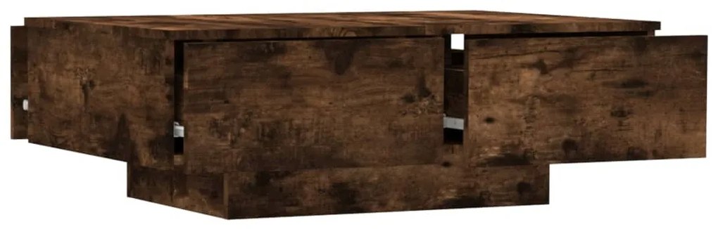 Mesa de centro 90x60x31 cm derivados de madeira carvalho fumado