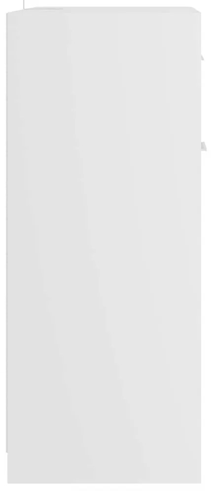Armário de casa de banho 60x33x80 cm contraplacado branco