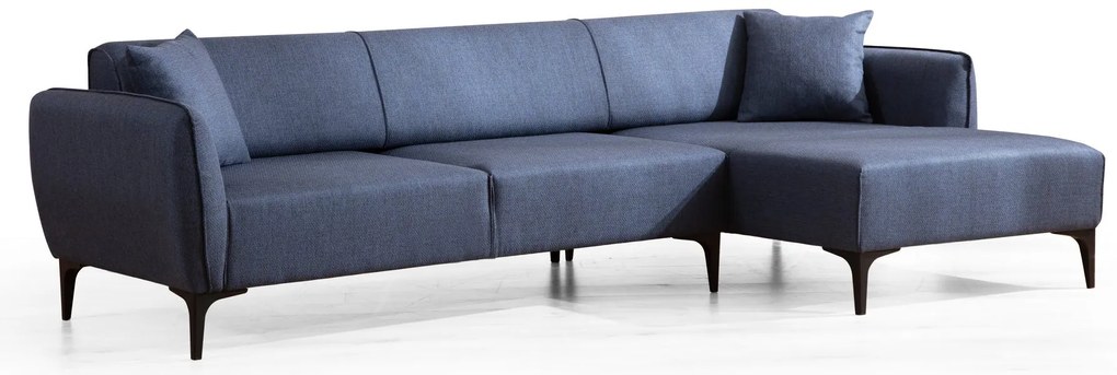 Sofá de Canto Belissimo – Azul – 270 x 140 cm