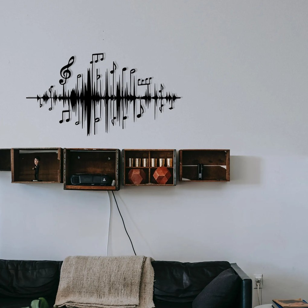 Acessório Decorativo de Parede Lal – Preto – 69 x 37 cm