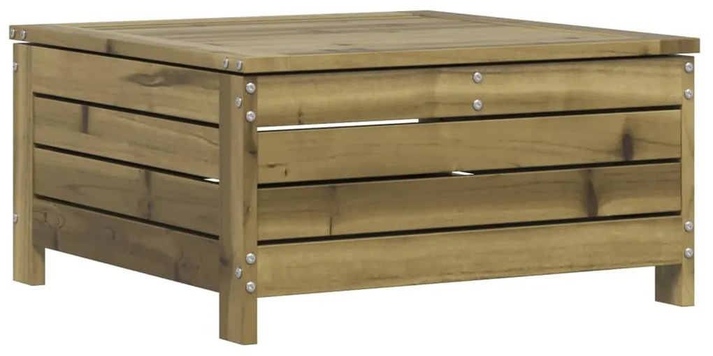 7 pcs conjunto sofás jardim madeira de pinho impregnada