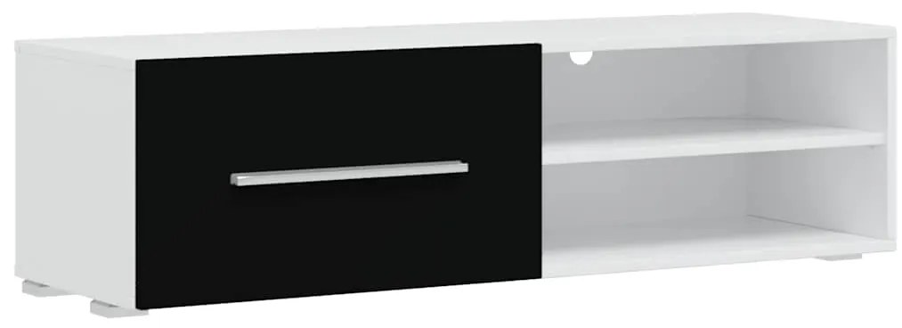 Móveis TV de 5pcs iluminação LED madeira trabalhada preto mate