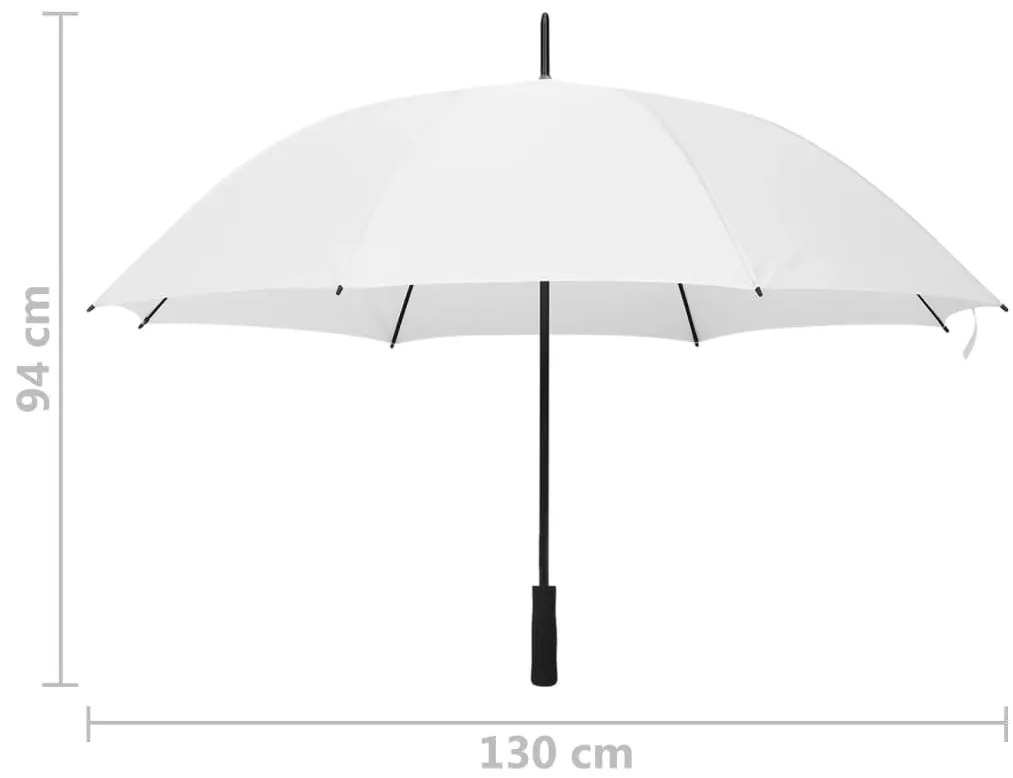 Guarda-chuva 130 cm branco