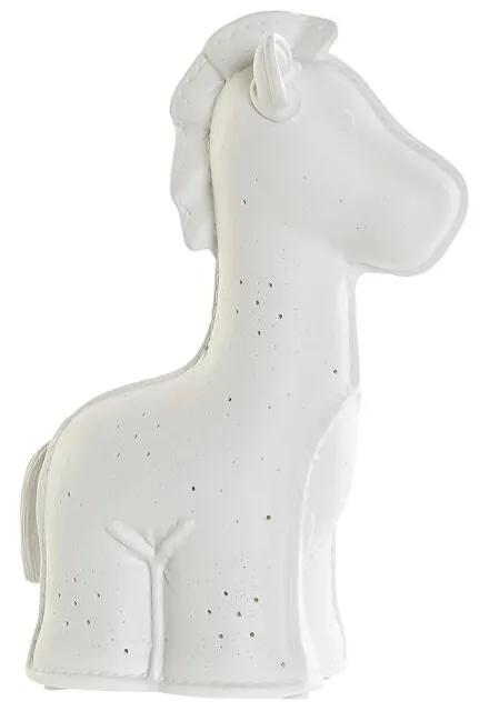 Lâmpada de mesa DKD Home Decor Branco Porcelana 25W 220 V LED Girafa (18 x 10 x 25 cm)