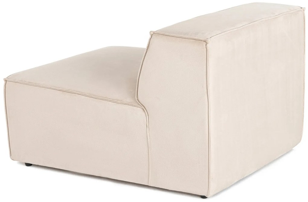 Sofá Individual Lora – Creme – Comprimento 83 cm x Largura 108 cm x Al