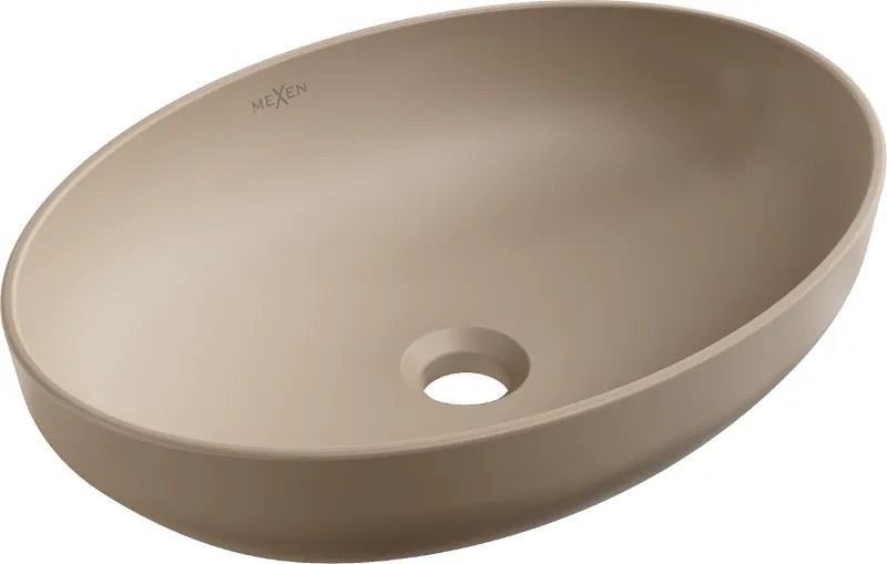 Mexen Cornelia lavabo de bancada 50 x 37 cm, cappuccino mate - 21885064