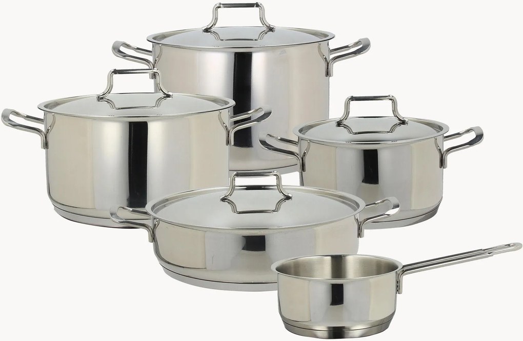 Conjunto de utensílios de cozinha em aço inoxidável Grancucina Vanitosa, conjunto de 9