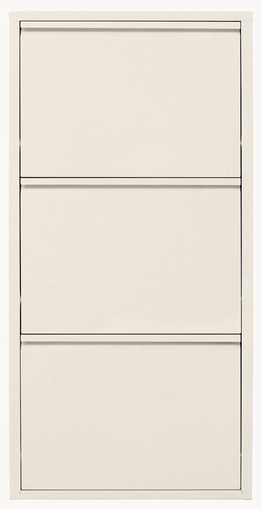 Sapateira de parede com compartimentos rebatíveis Caruso