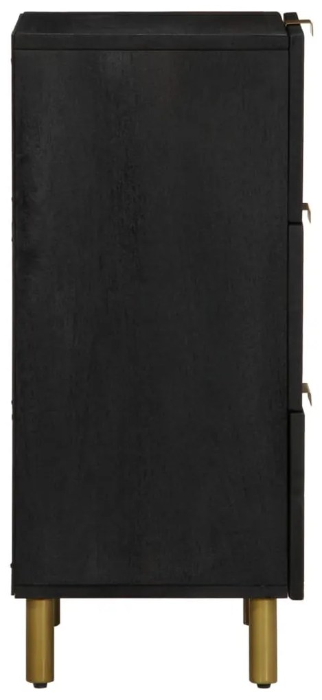 Aparador 40x33x75 cm derivados de madeira preto