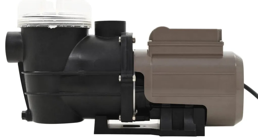Bomba de piscina com temporizador preto 0,25 HP 8000 L/h